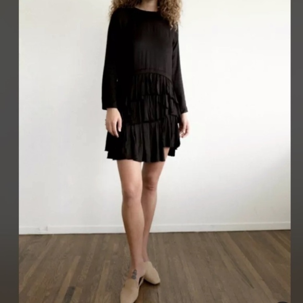 NWT Maria Stanley Sadie May Dress SZ S Noir $350